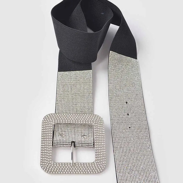 Rhinestone Buckle PLUS Size Belt