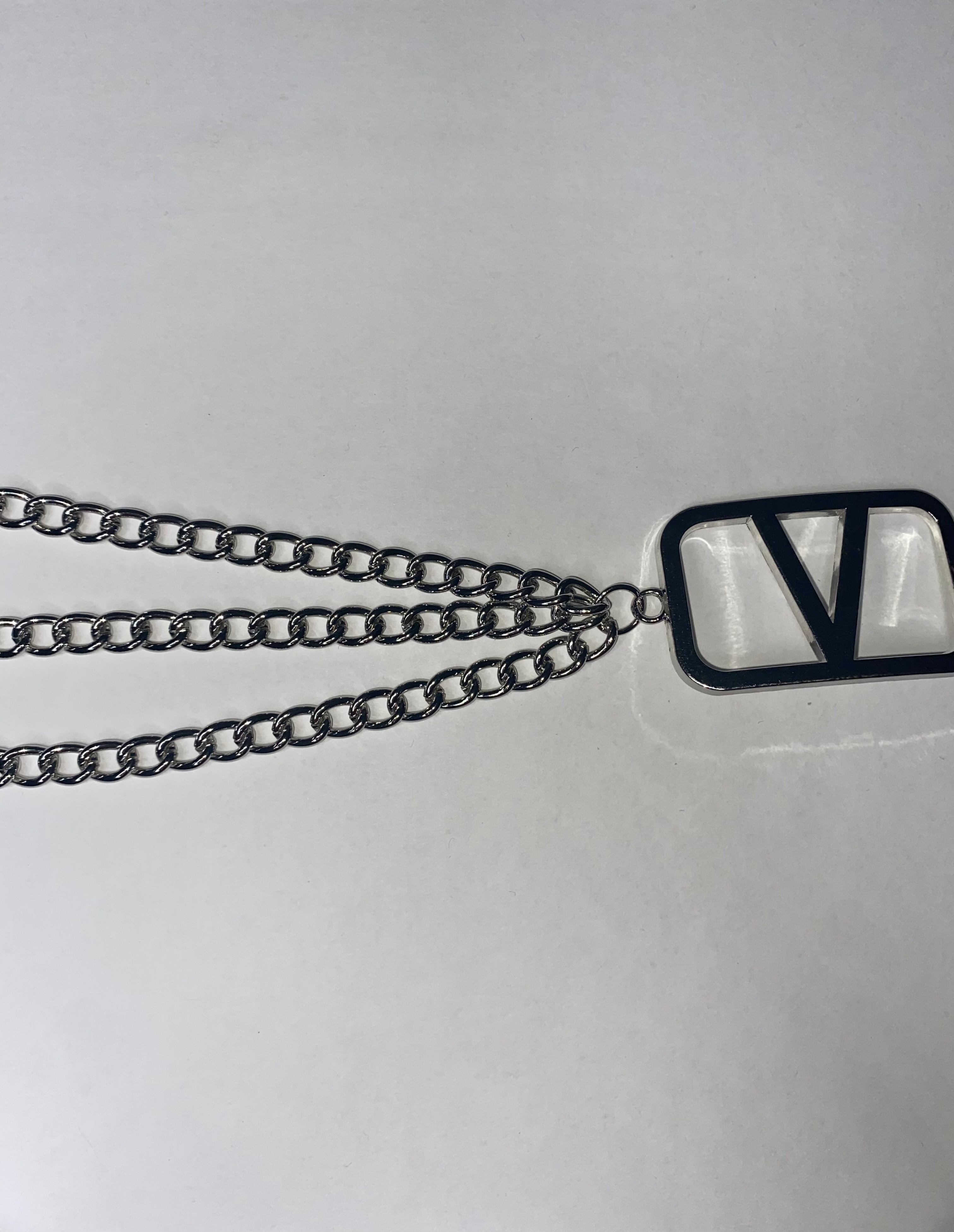 Multi Layered PLUS Size Chain Belt