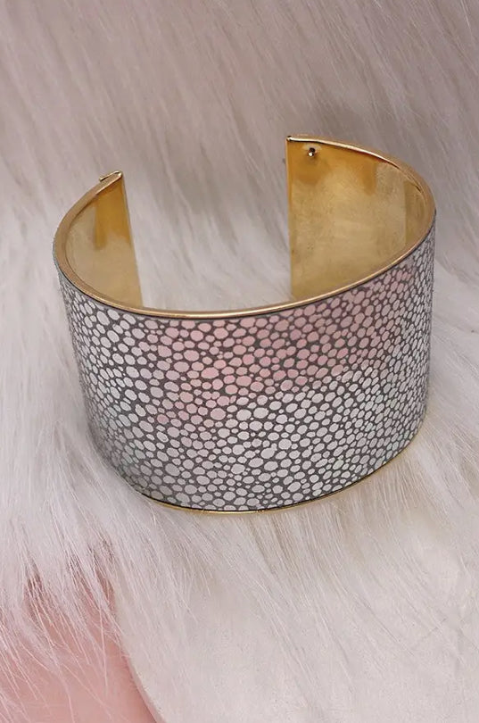 Faux Leather Cuff Bracelet