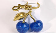 Cherry Keychain (blue)