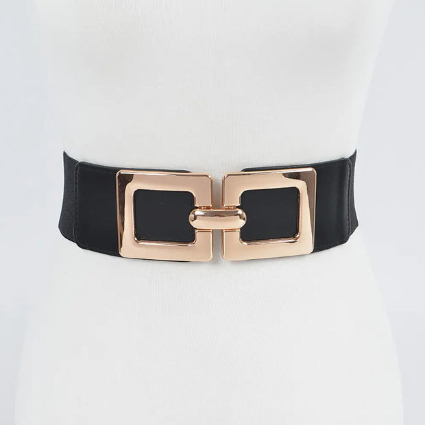 Two Square Buckle PLUS Size Belt