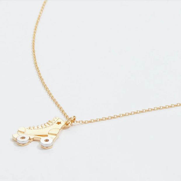 Roller Skate Pendant Necklace