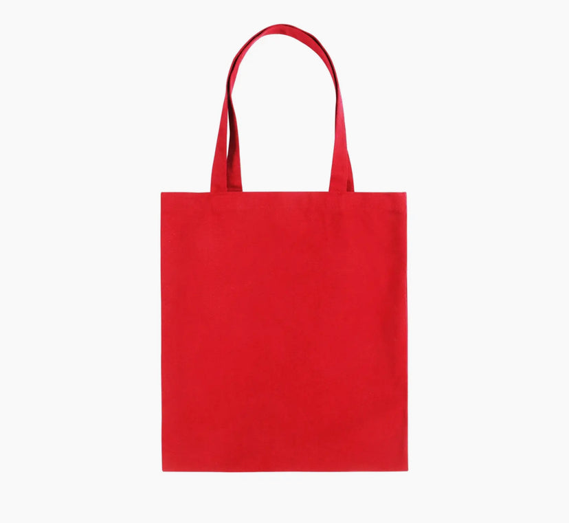Solid Color Minimalist Tote Bag