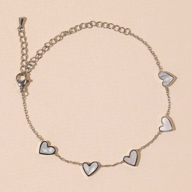 Heart Charm Bracelet