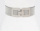 Rhinestone PLUS Size Elastic Belt