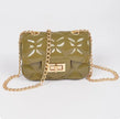 Shiny Jelly Mini Shoulder Clutch