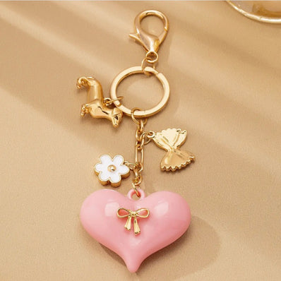 Dog and Heart Charm