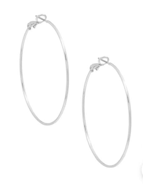 ZENZII - Metal Slim Hoop Earrings
